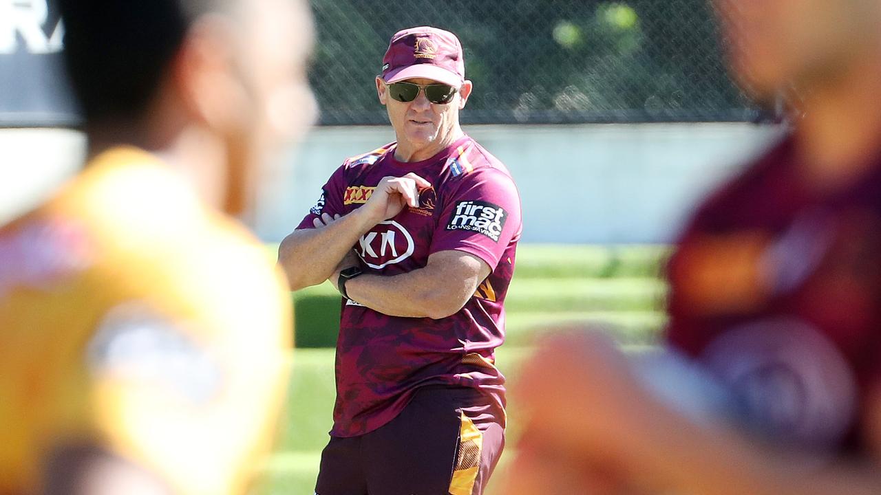 Coach Kevin Walters at Brisbane Broncos training, Red Hill. Photographer: Liam Kidston.