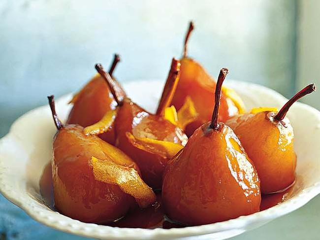 TWAM-20160604 EMBARGO FOR TWAM 4 June 2016 NO REUSE WITHOUT PERMISSION Maggie Beer dish, pears with mascarpone Pic : supplied