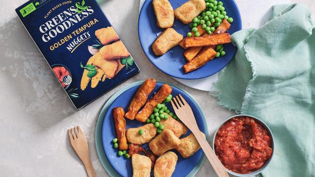 Baiada isn’t marketing its new range as fake meat, and is using pea-based protein to make products including the nuggets. Picture: Supplied