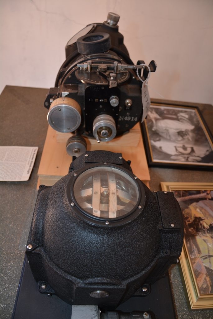 Norden bomb sight now housed inside a once top-secret shelter near the Charleville airfield in western Queensland. Building was top-secret when 3500 American service men descended on the town in 1942. Photo Rae Wilson / Newsdesk. Picture: Rae Wilson