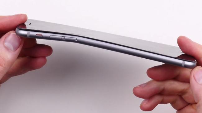 The iPhone 6 can easily be bent by hand or in your pocket.