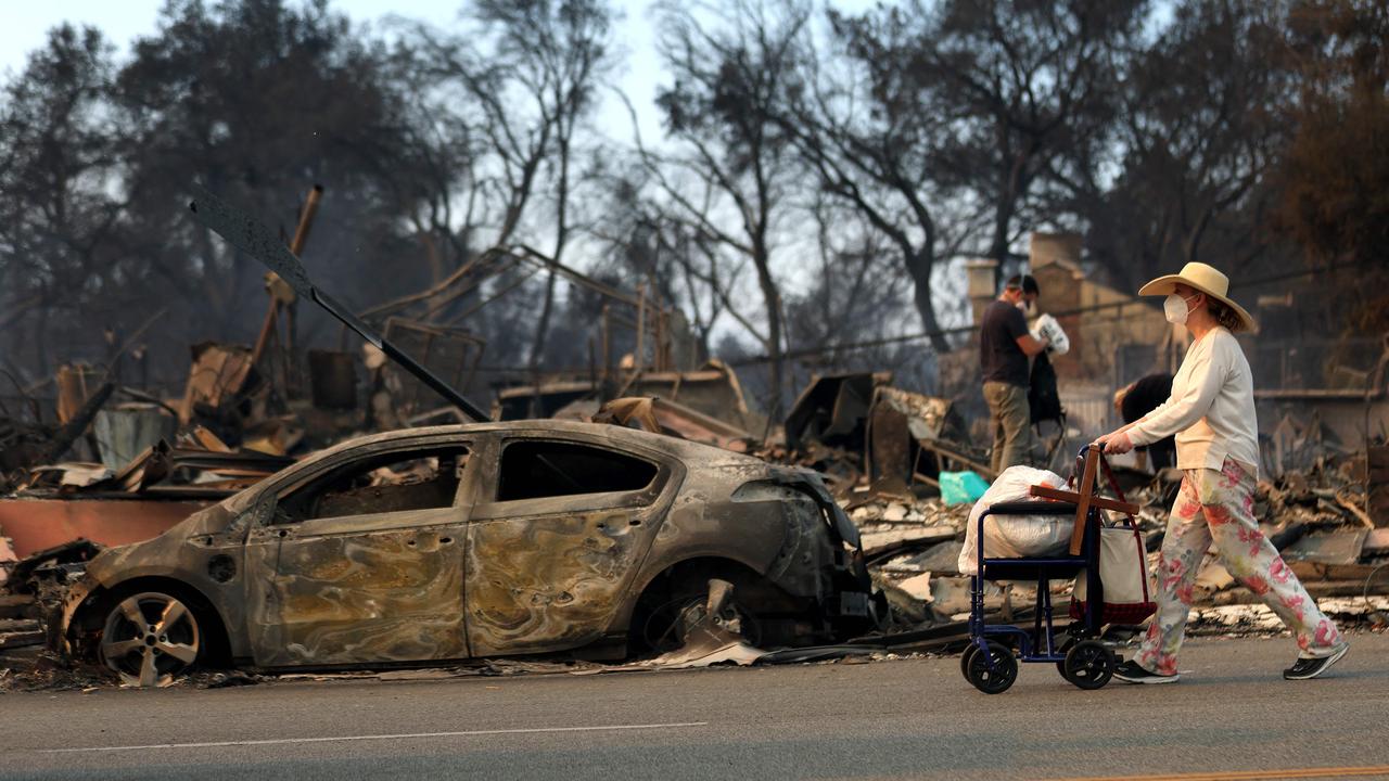 Vast numbers of homes have been destroyed in the fires. (Photo by JUSTIN SULLIVAN / GETTY IMAGES NORTH AMERICA)