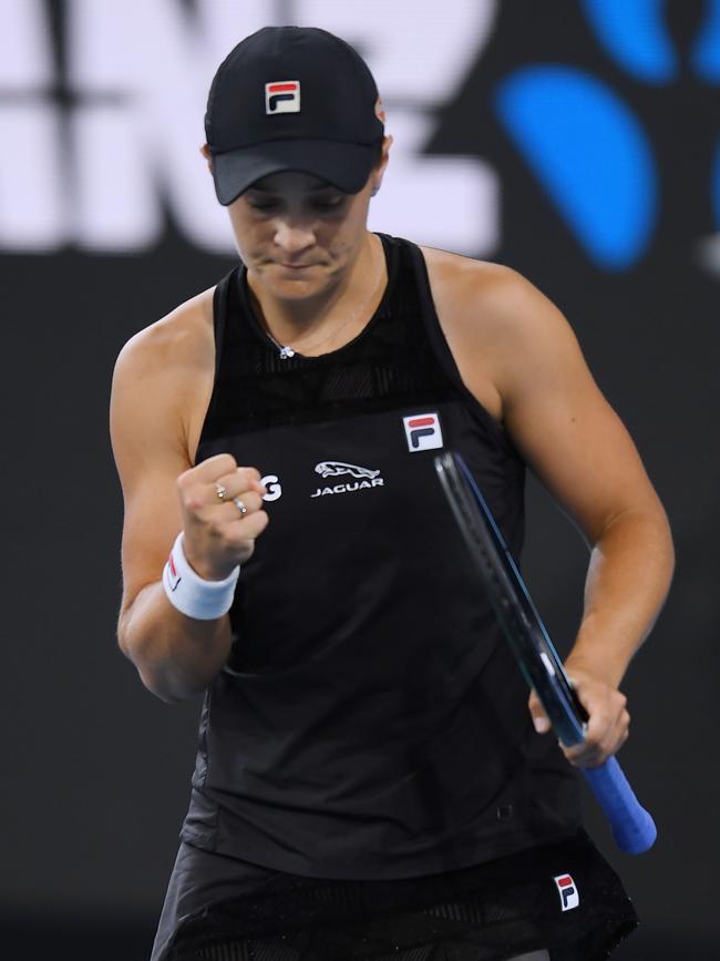 Ash Barty made a winning start to her Australian Open build-up.