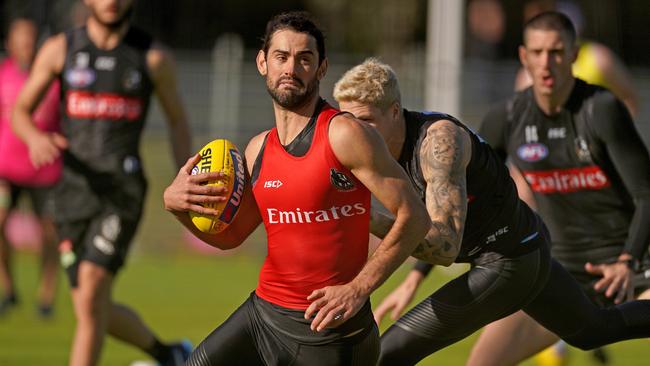 Brodie Grundy of the Magpies.