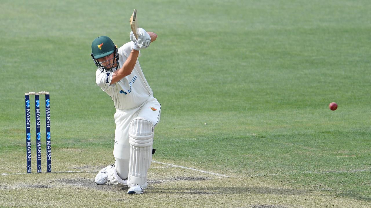 George Bailey bowled for a duck in final innings for Tasmania