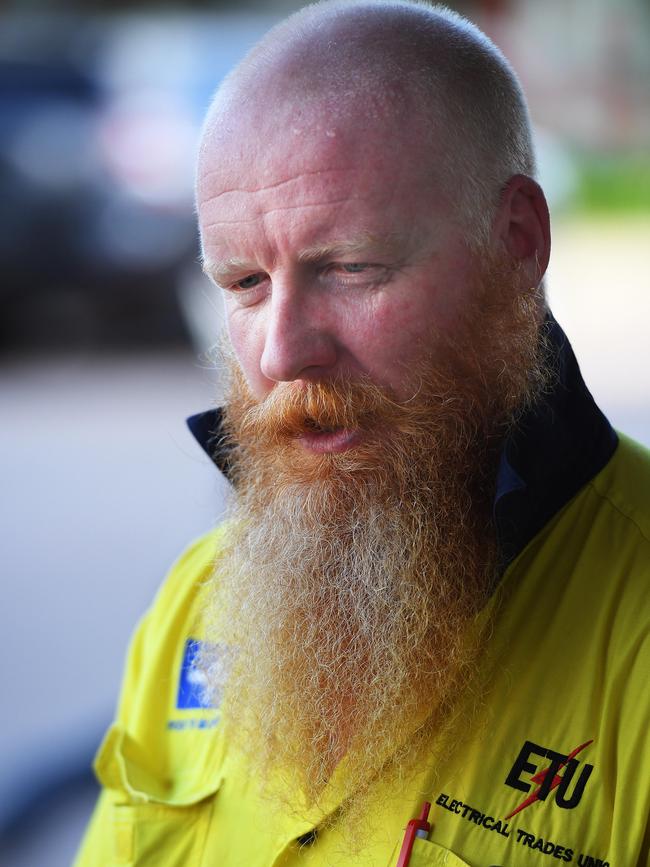 ETU Territory organiser David Hayes.