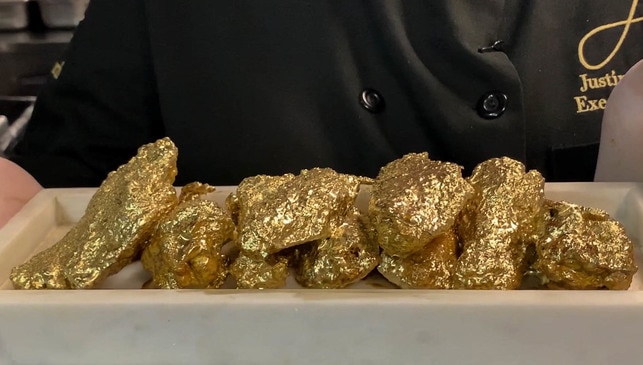 Naija on X: First it was 24k gold plated chicken, now its Louis