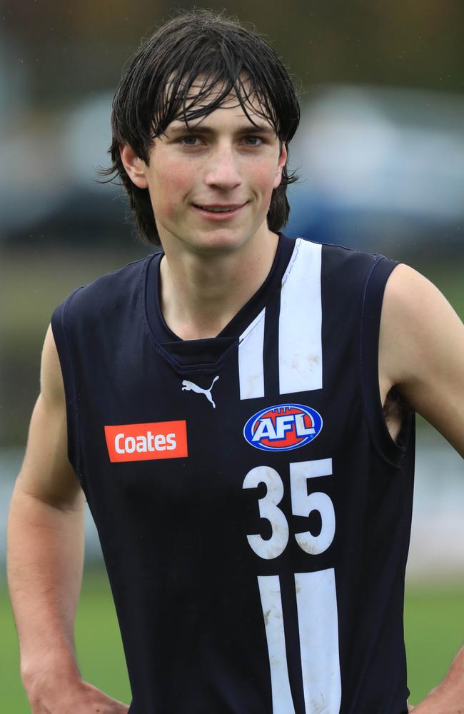 Football AFL Talent League Geelong Falcons v Murray Bushrangers at Werribee Geelong Falcons 35 Hamish Pierson Picture: Mark Wilson