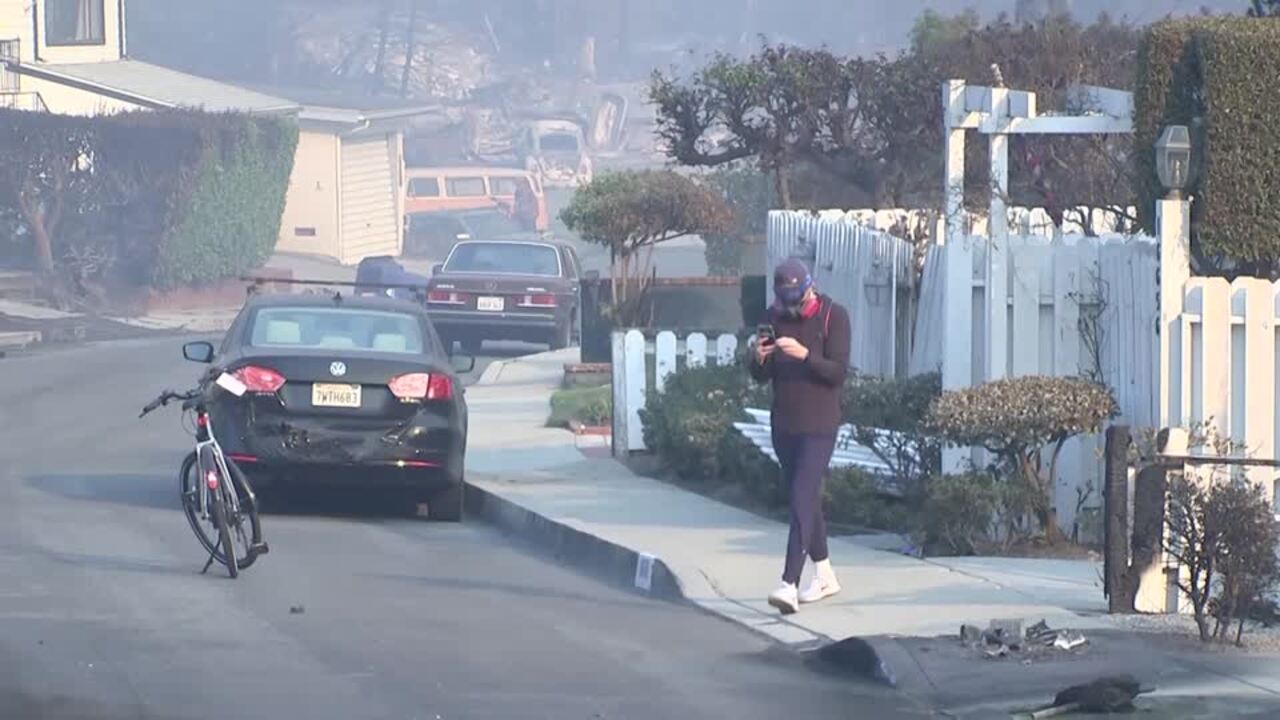 California wildfires: LA resident loses home and childhood home