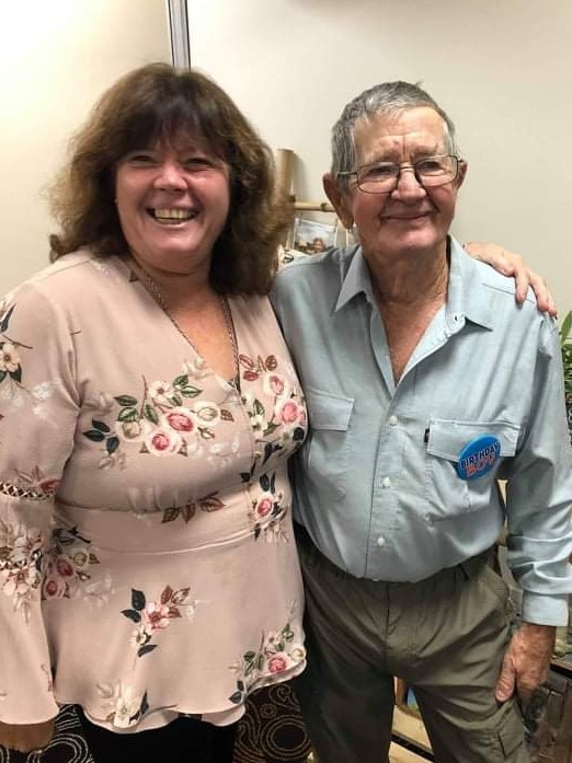 Bob Irwin with his daughter Mandy Johnstone