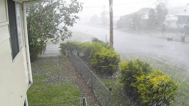 Storm in Dysart. . Picture: Contributed