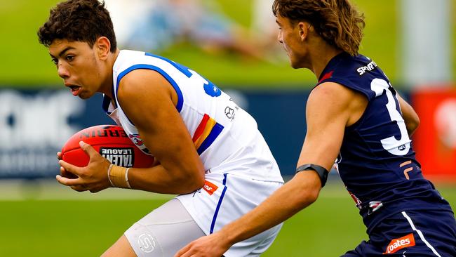 Trembath has emerged as a surprise-packet this season for the Ranges, averaging 14.4 disposals as a defender. Picture: Field of View Photography