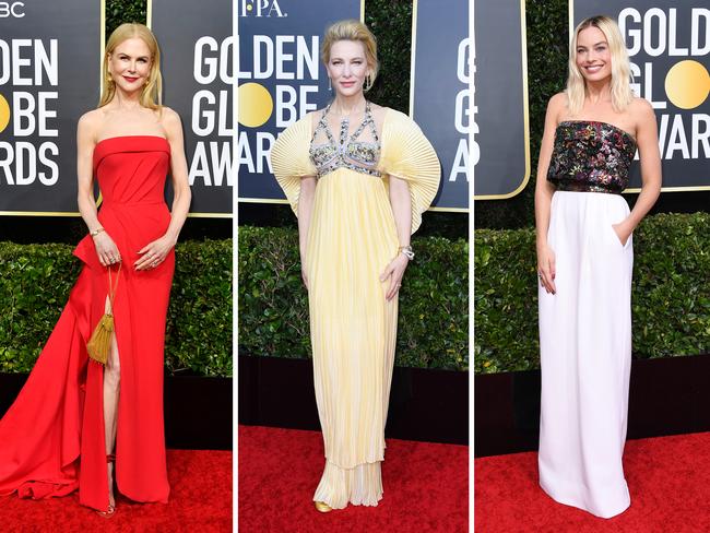 Nicole, Cate, Margot, Golden Globes 2020.