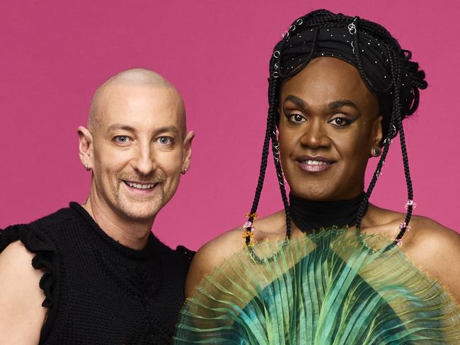 Electric Fields - vocalist Zaachariaha Fielding and keyboard player and producer Michael Ross - to represent Australia at the 2024 Eurovision Song Contest. PIcture: SBS / Nick Wilson.