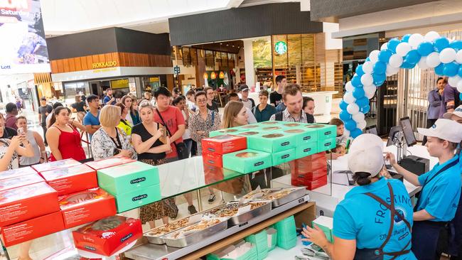 Cinnabon Westfield Garden City sets highest opening day sales in the history of franchise worldwide. Photo: Bansal Group