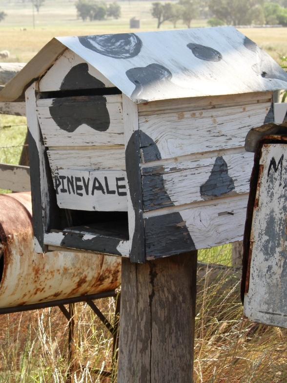 Pinevale’s distinctive postbox. Picture Neil Keen