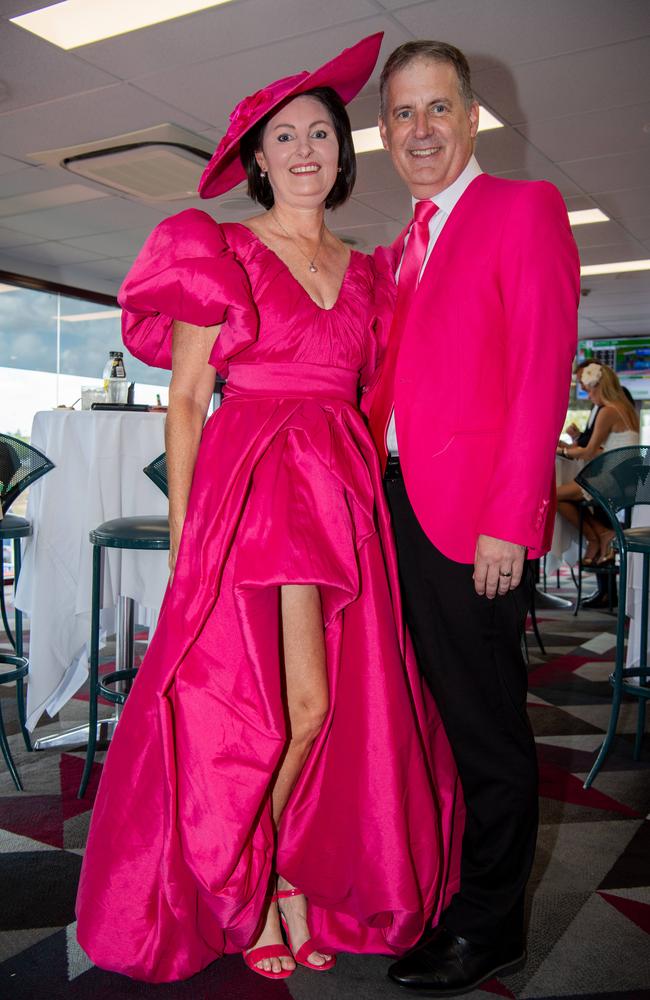 David Reynolds and Nicolle Reynolds at the 2024 Darwin Cup. Picture: Pema Tamang Pakhrin