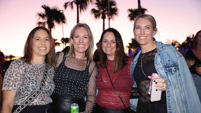 Zoe Coleman, Ashleigh Wilson, Emma Stumpf and Haley Banks at the Ministry of Sound Classical 2025 at HOTA for Gold Coast at Large. Picture, Portia Large.