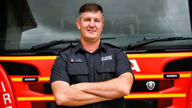 Luke Giudicatti, station officer at Ingham Fire and Rescue Station, is just one of five Australians to receive the Bravery Medal, the nation’s third highest civilian award for heroism, in 2025. Picture: Cameron Bates