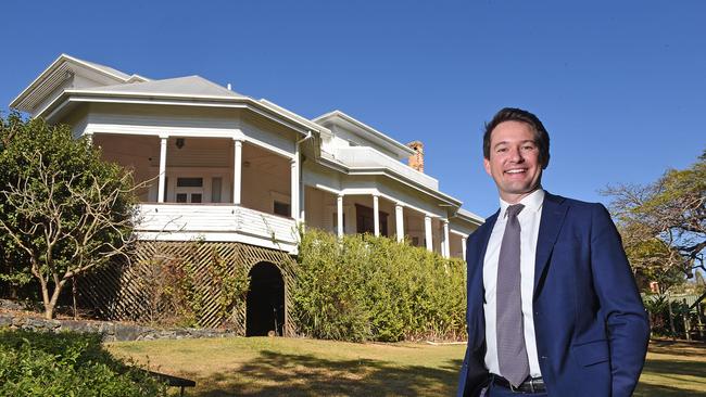 JLL's Blake Goddard, who negotiated the sale of the historic Endrim House at 28-30 Woodstock Rd. Picture: AAP/John Gass