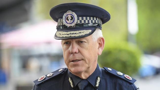 Police Commissioner Grant Stevens said police were anticipating protests on the Israel Palestinian conflict. Picture: Roy VanDerVegt