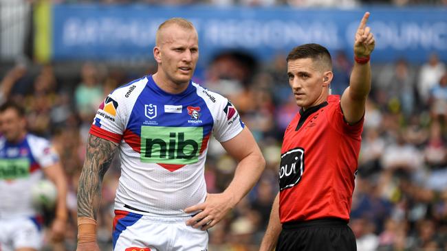 Mitch Barnett copped a six-week ban after being sent off against the Panthers. Picture: NRL Imagery