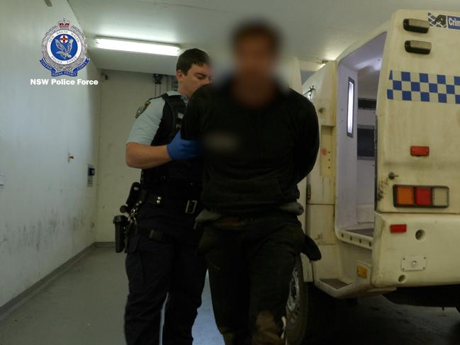 Nash was one of several people arrested by officers attached to Task Force Erebus across the Central Coast and in Sydney. Source: NSW Police