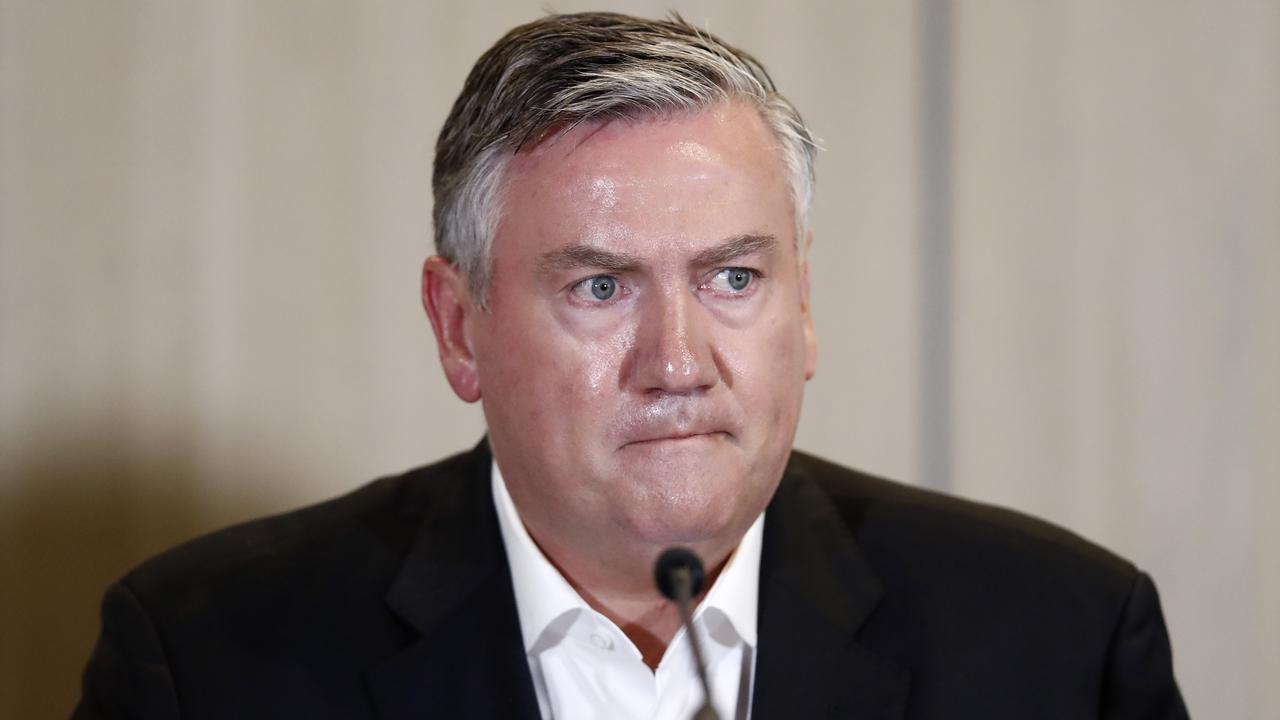 Collingwood president Eddie McGuire says he won’t be stepping down. (Photo by Darrian Traynor/Getty Images)