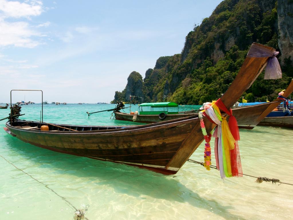 One of Contiki’s tours takes you island-hopping through Thailand. Picture: Contiki