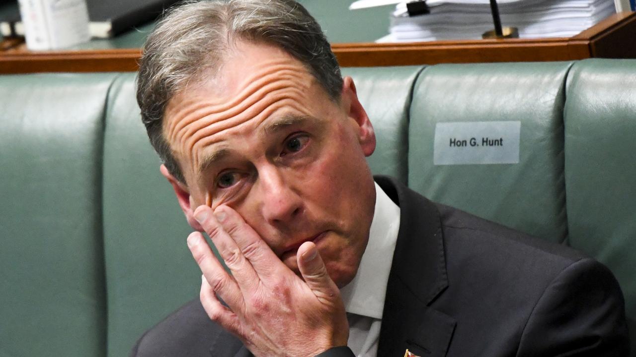 Outgoing MP Greg Hunt plots farewell tour UBS Norton Rose lashed