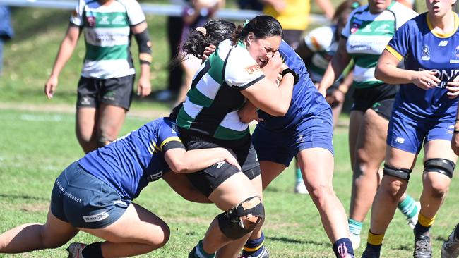 Club rugby women's semi-final Sunnybank v Bond. Saturday August 12, 2023. Picture, John Gass