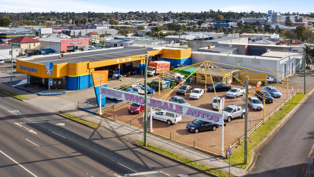 The site housing the McWilliams Wholesale Autos dealership on Ruthven Street in South Toowoomba, next door to the old Settlers Inn, has sold to Lachlan Anderson for $550,000 through Colliers Toowoomba.