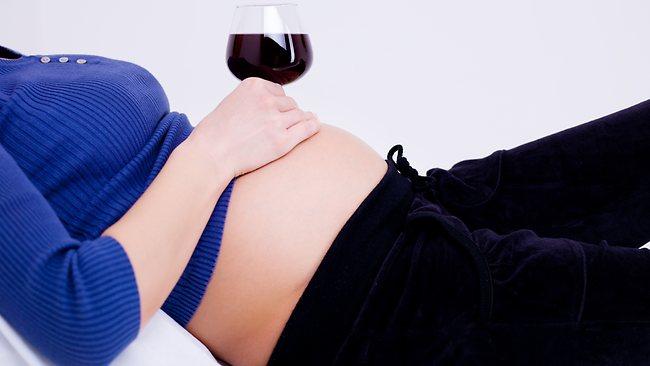 Pregnant drinking