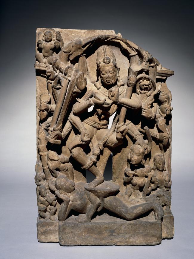 Chamunda dancing on a corpse, Madhya Pradesh, Central India, 800s. ©The Trustees of the British Museum