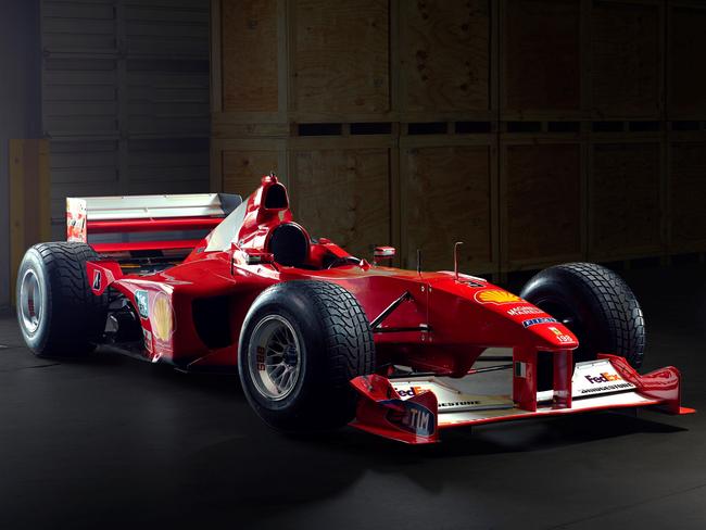 Michael Schumacher 2000 Ferrari F1-2000 Image courtesy of RM Sotheby’s.