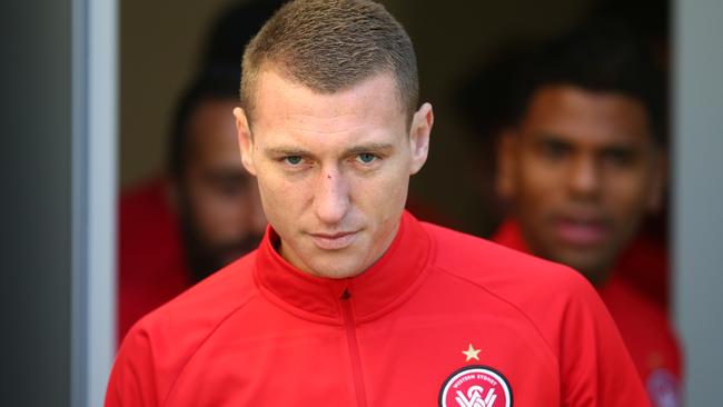 Western Sydney Wanderers striker Mitchell Duke says he’s ready to go after recovering from a knee injury. Picture: Getty Images