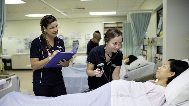 CDU will take on only 100 new Bachelor of Nursing students next year amid a backlog of clinical training. Picture: Supplied