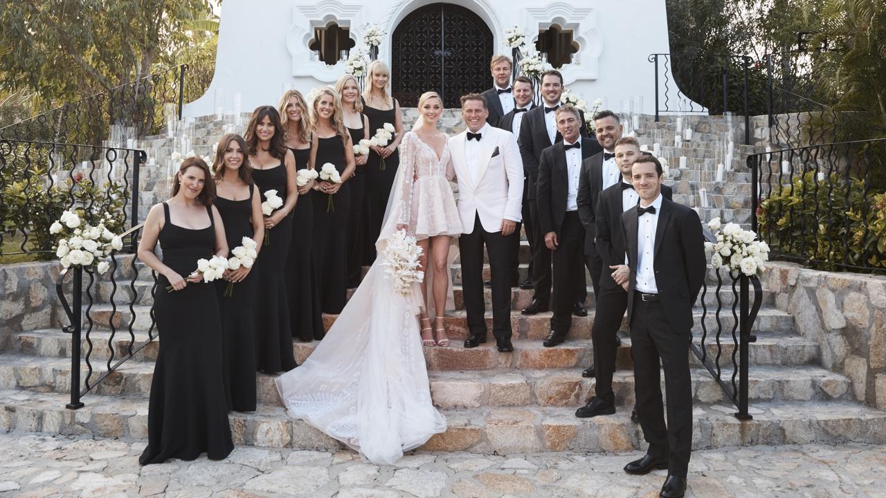 Karl and Jasmine at their wedding in Mexico last December.