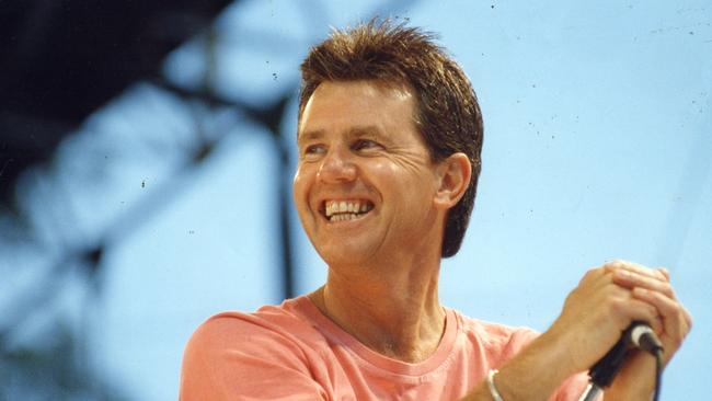 Daryl Braithwaite promoting The Horses back in the early 90s. Pic: Supplied