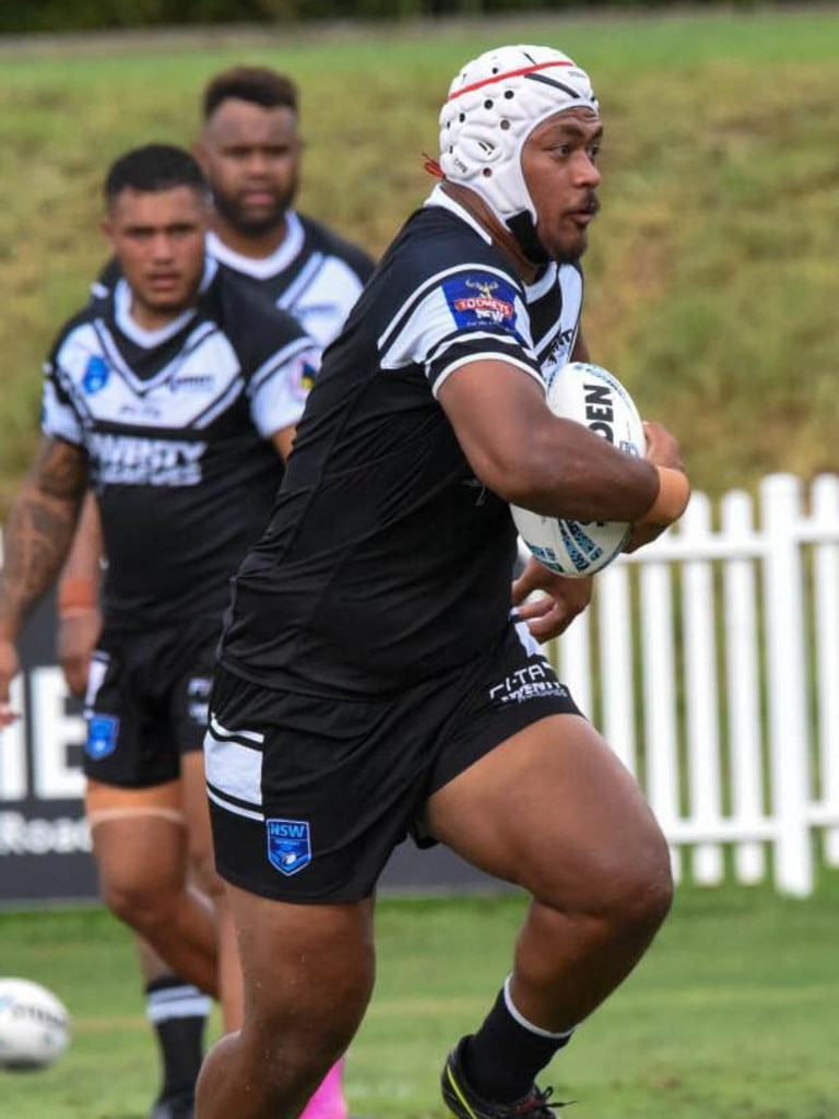 Filia Utoikamanu playing for Wentworthville Magpies. Picture: JV Imagery