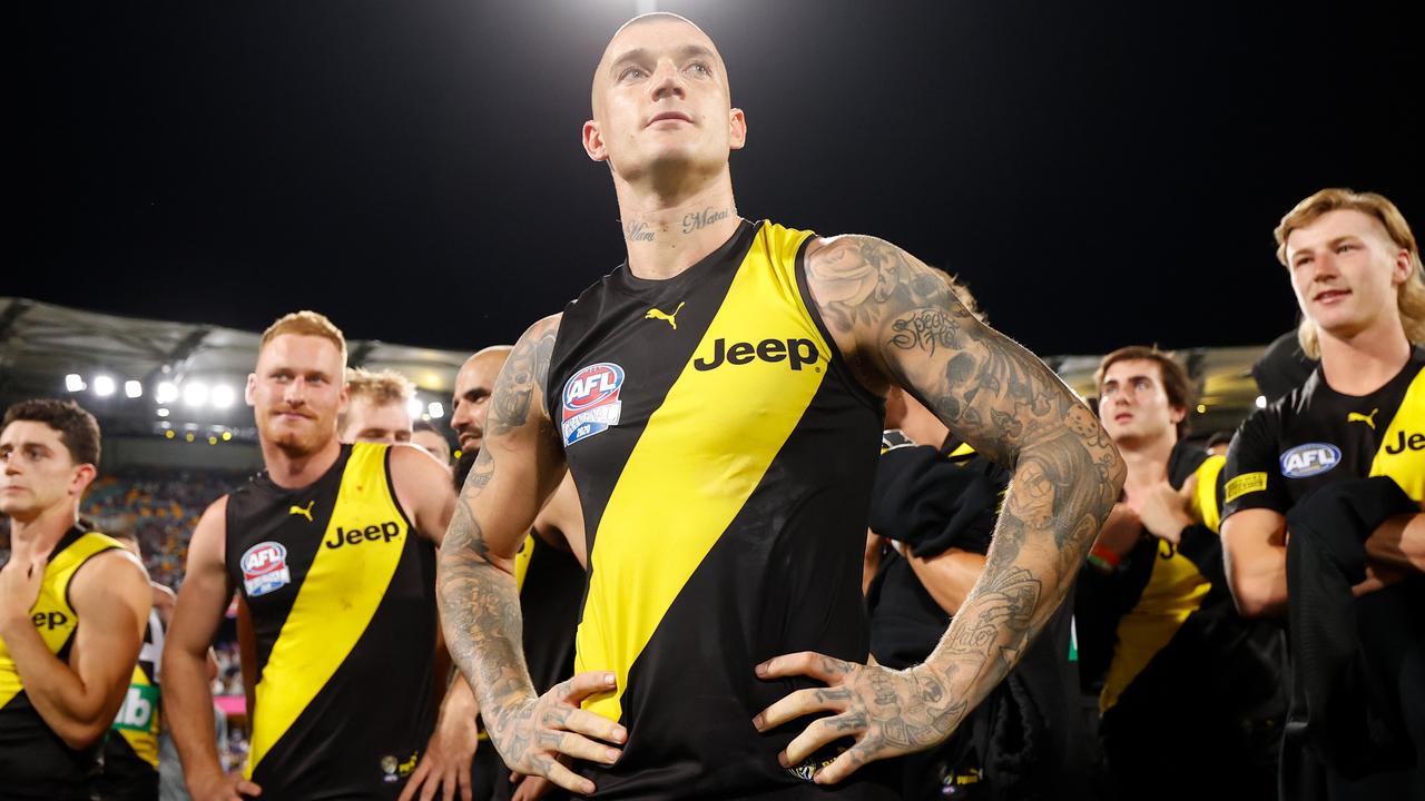 There’s no-one better when the finals come around than Dustin Martin. (Photo by Michael Willson/AFL Photos via Getty Images)