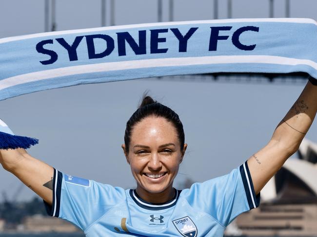 Matildas forward Kyah SImon has signed with Sydney FC for the 2024/25 Ninja A-League Women season. Picture: Sydney FC