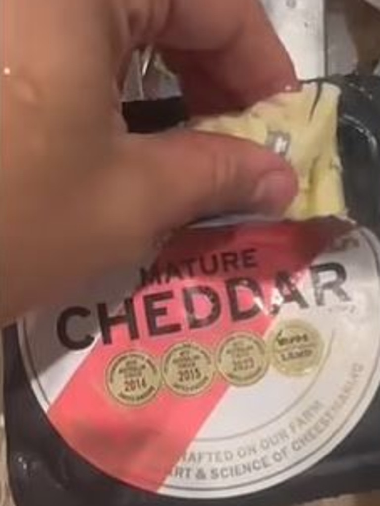 The nut was allegedly found inside their mature cheddar cheese. Picture: Gippsland Cheese