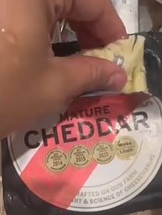 The nut was allegedly found inside their mature cheddar cheese. Picture: Gippsland Cheese