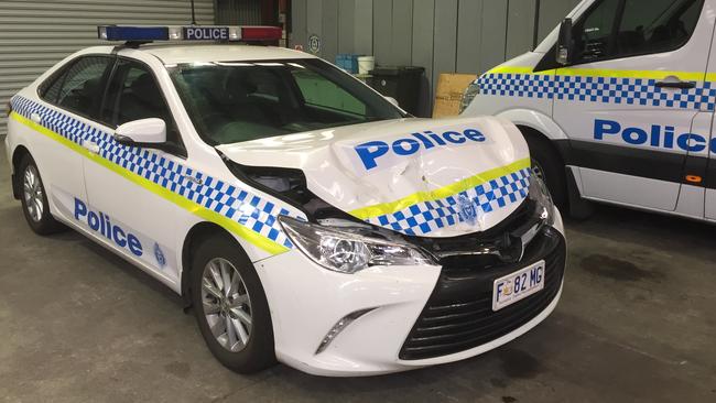 Ravenswood man, 30, accused of ramming two Tasmania Police cars ...