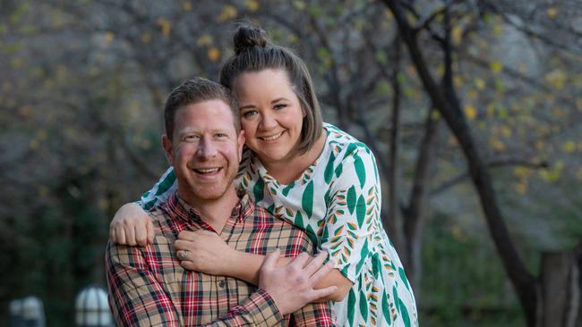 Tim and Abbey Bone, from Ballarat, have high hopes for Tim’s run in <i>MasterChef</i>. Picture: Jason Edwards