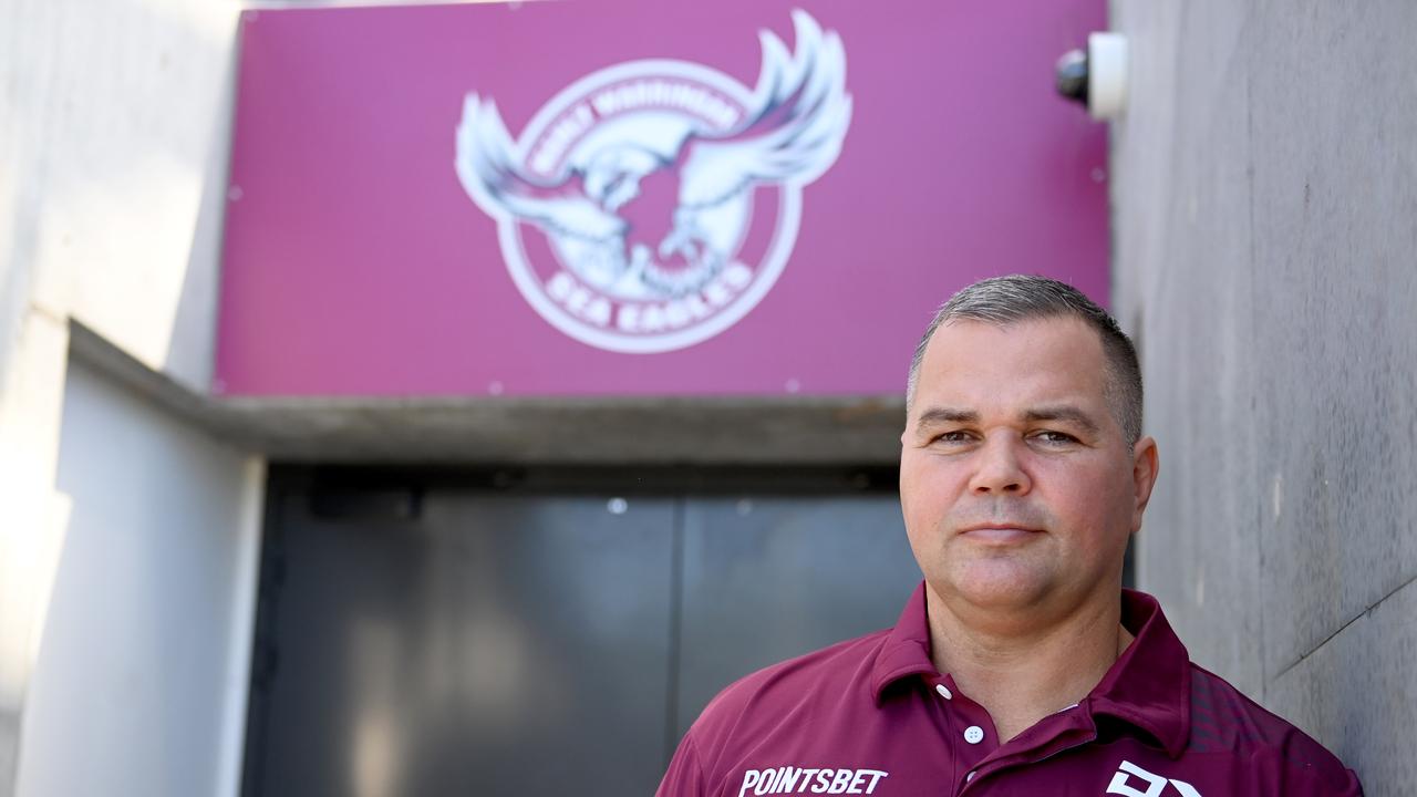 Anthony Seibold has led Manly to an undefeated start through the early rounds. Picture: Jeremy Piper