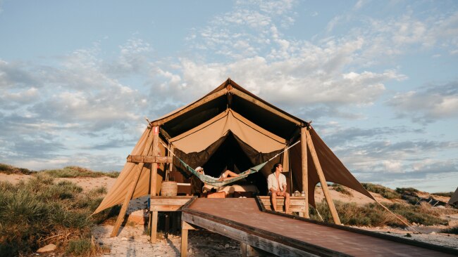Glamping at Sal Salis will make you forget cold ever existed. Picture: Supplied