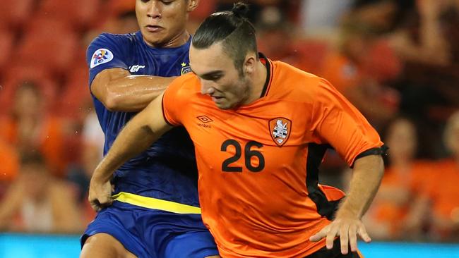 Nick D'Agostino is hoping for more game time with Brisbane Roar. Picture: Jono Searle.