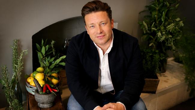 Celebrity chef Jamie Oliver. Picture: Stuart McEvoy